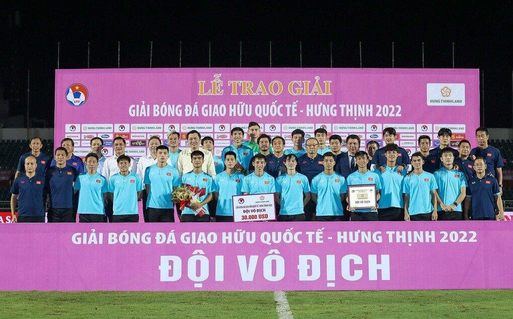 ĐT Việt Nam đoạt giải vô địch Giải giao hữu quốc tế 2022.