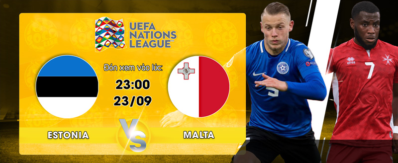 UEFA NL Estonia vs Malta