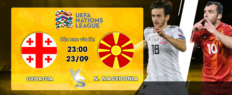 UEFA NL Georgia North Macedonia