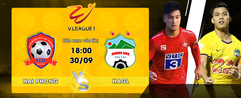 Link xem trực tiếp XM Hai Phong FC vs Hoang Anh Gia Lai