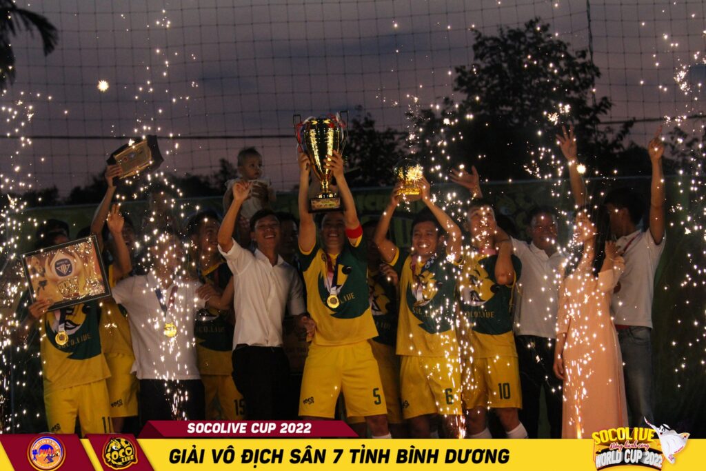 socolive cup tình Bình Dương sân 7 - Nhà vô địch Dimo FC