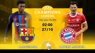 Link xem trực tiếp Barcelona vs Bayern Munich