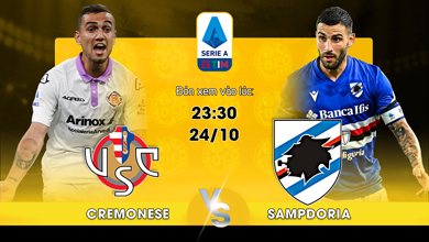 Link xem trực tiếp Cremonese vs Sampdoria