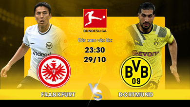 Link xem trực tiếp Eintracht Frankfurt vs Borussia Dortmund