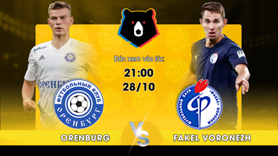 Link xem trực tiếp Gazovik Orenburg vs Fakel Voronezh