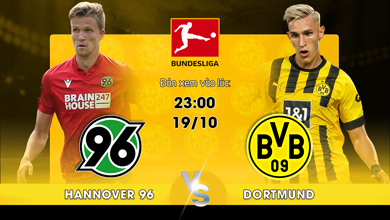 Link xem trực tiếp Hannover 96 vs Borussia Dortmund