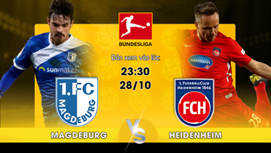 Link xem trực tiếp Magdeburg vs Heidenheim