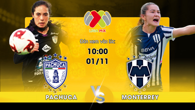 Link xem trực tiếp Monterrey Women's vs Pachuca Women's