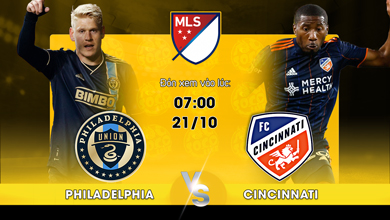 Link xem trực tiếp Philadelphia Union vs FC Cincinnati