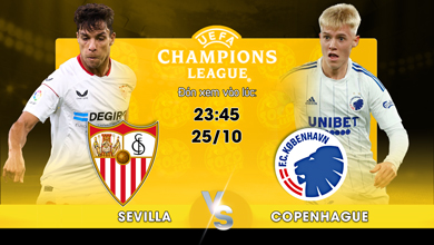 Link xem trực tiếp Sevilla vs Copenhagen