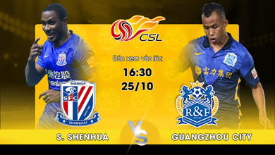 Link xem trực tiếp Shanghai Shenhua vs Guangzhou City