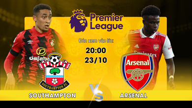 Link xem trực tiếp Southampton vs Arsenal