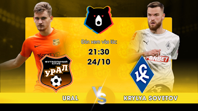 Link xem trực tiếp Yekaterinburg vs Krylya Sovetov