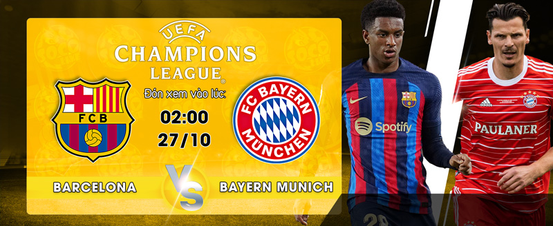 Link xem trực tiếp Barcelona vs Bayern Munich