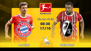 Link xem trực tiếp Bayern Munich vs Freiburg