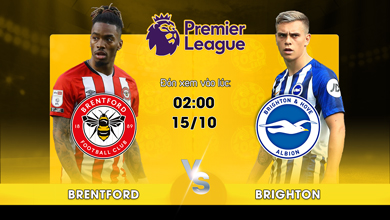 Link xem trực tiếp Brentford vs Brighton & Hove Albion