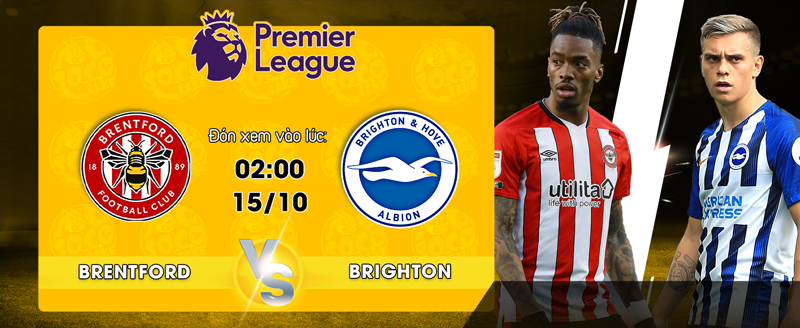 Link xem trực tiếp Brentford vs Brighton & Hove Albion