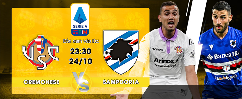 Link xem trực tiếp Cremonese vs Sampdoria