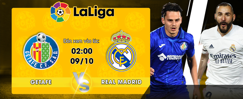 Link xem trực tiếp Getafe vs Real Madrid