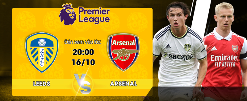 Link xem trực tiếp Leeds United vs Arsenal