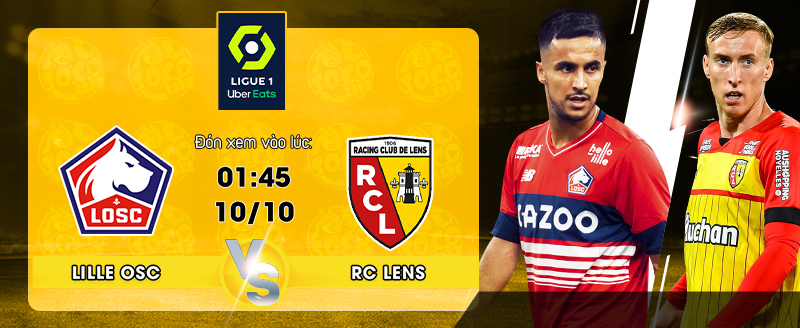 Link xem trực tiếp Lille OSC vs RC Lens