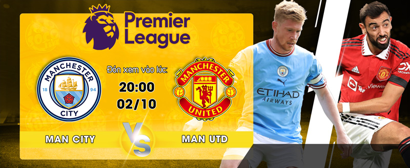 Link xem trực tiếp Man City vs MU 20h00 ngày 02/10