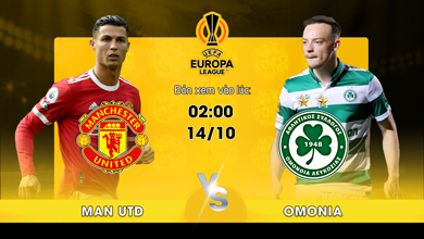 Link xem trực tiếp Manchester United vs AC Omonia Nicosia