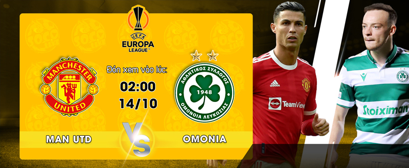 Link xem trực tiếp Manchester United vs AC Omonia Nicosia