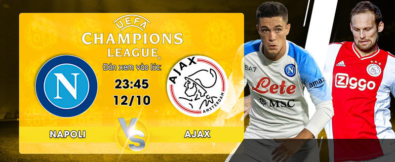 Link xem trực tiếp Napoli vs Ajax