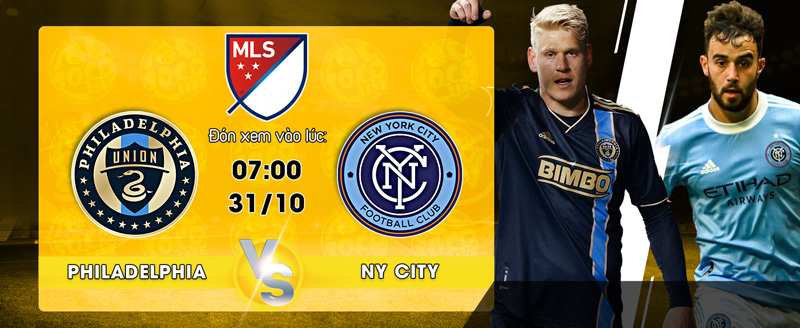 Link xem trực tiếp Philadelphia Union vs New York City