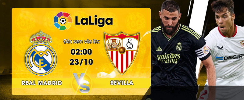 Link xem trực tiếp Real Madrid vs Sevilla