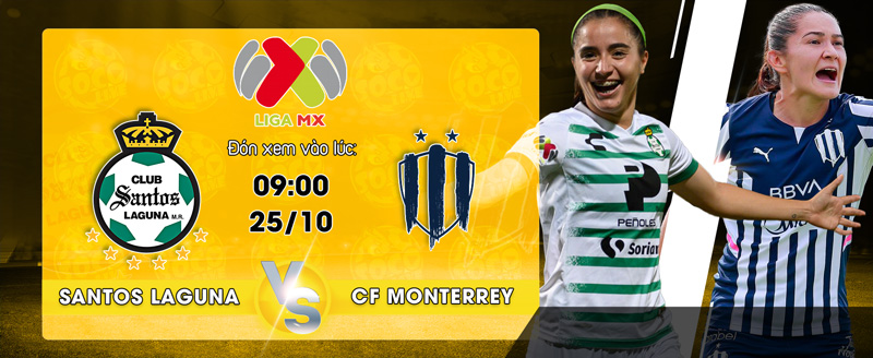 Link xem trực tiếp Santos Laguna Women's vs CF Monterrey Women's