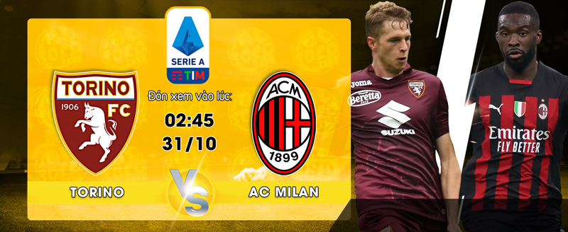 Link xem trực tiếp Torino vs AC Milan