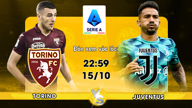 Link xem trực tiếp Torino vs Juventus