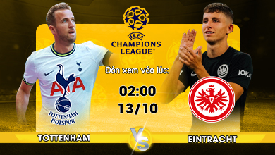 Link xem trực tiếp Tottenham vs Eintracht Frankfurt