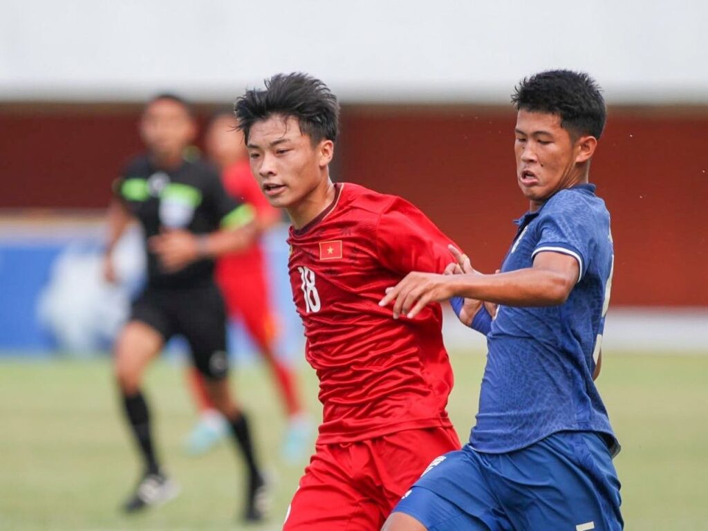 U17 Thái Lan cạnh tranh với U.17 Việt Nam để giành vị trí đầu bảng