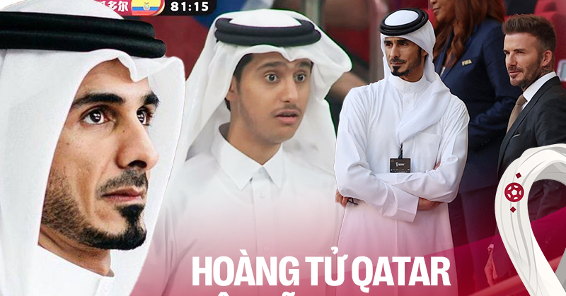 2 anh em hoàng tử Qatar