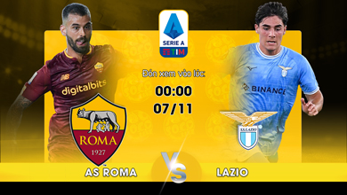 Link xem trực tiếp AS Roma vs Lazio