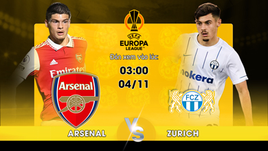 Link xem trực tiếp Arsenal vs FC Zurich