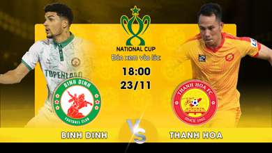 Link xem trực tiếp Bình Định FC vs Thanh Hoá