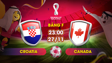 Link xem trực tiếp Croatia vs Canada