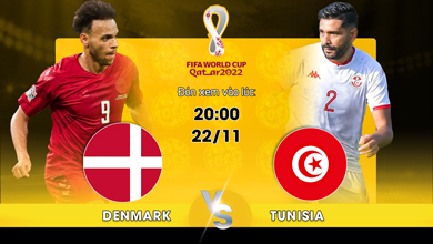 Link xem trực tiếp Denmark vs Tunisia