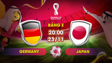 Link xem trực tiếp Germany vs Japan