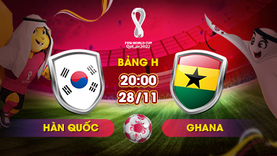 Link xem trực tiếp Hàn Quốc vs Ghana