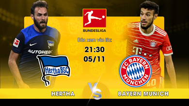 Link xem trực tiếp Hertha BSC Berlin vs Bayern Munich