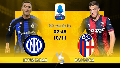 Link xem trực tiếp Inter Milan vs Bologna