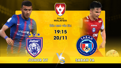 Link xem trực tiếp Johor Darul Takzim vs Sabah