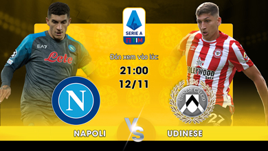 Link xem trực tiếp Napoli vs Udinese