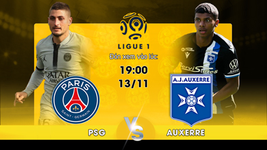 Paris Saint-Germain vs Auxerre