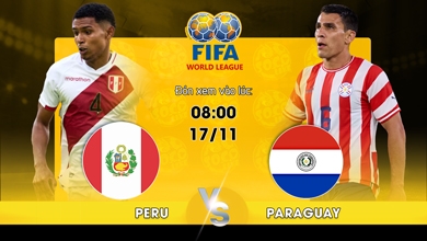 Link xem trực tiếp Peru vs Paraguay